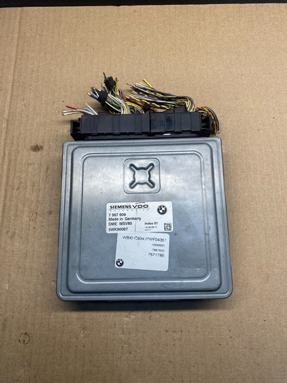 2007 2008 Bmw X3 ECU ECM Engine Control Module Computer 7567609 AG9467 DW0