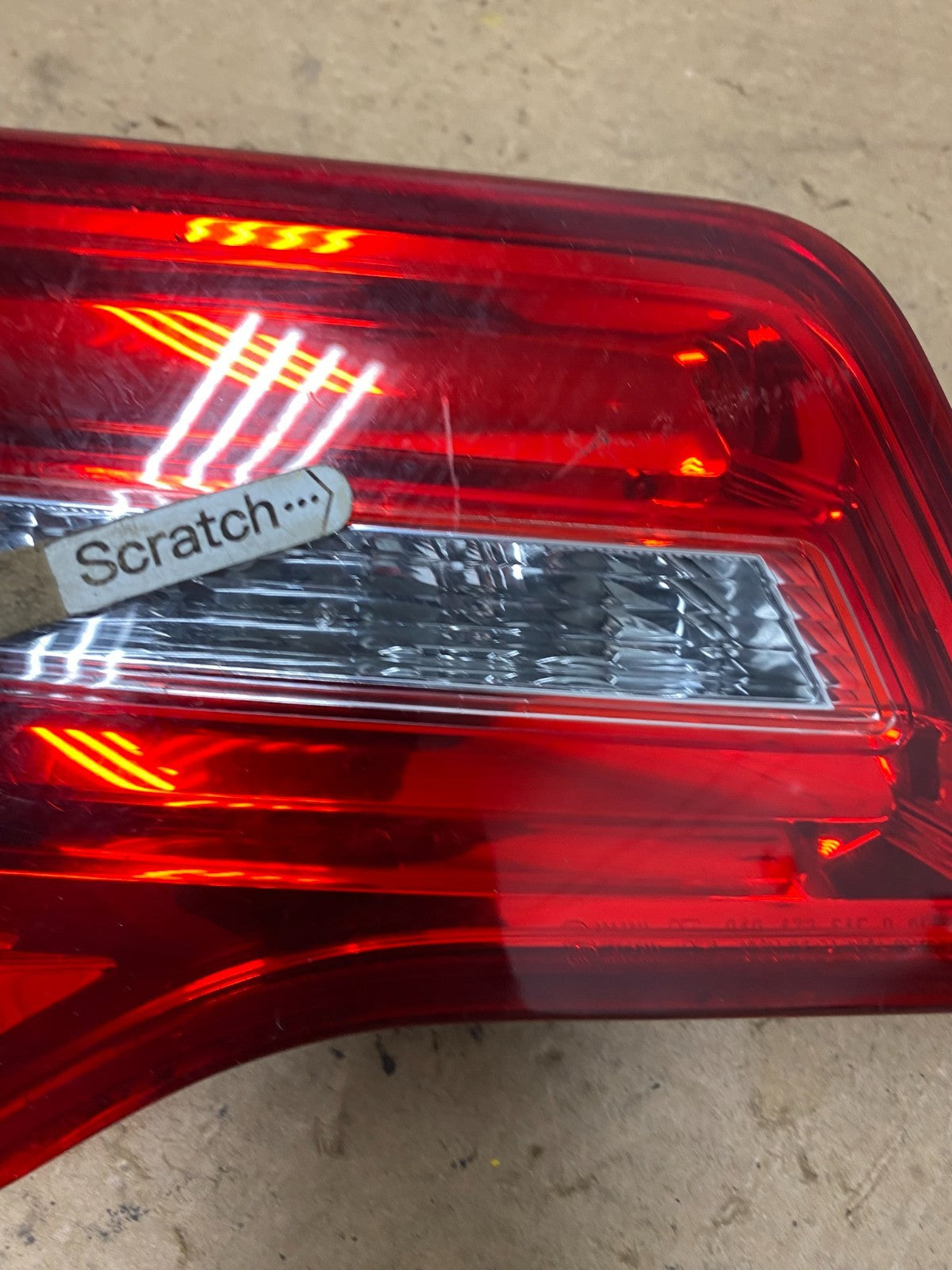 2007 2008 2009 Acura Mdx Left Driver Lh Side Inner Tail Light Oem P1437 DW3