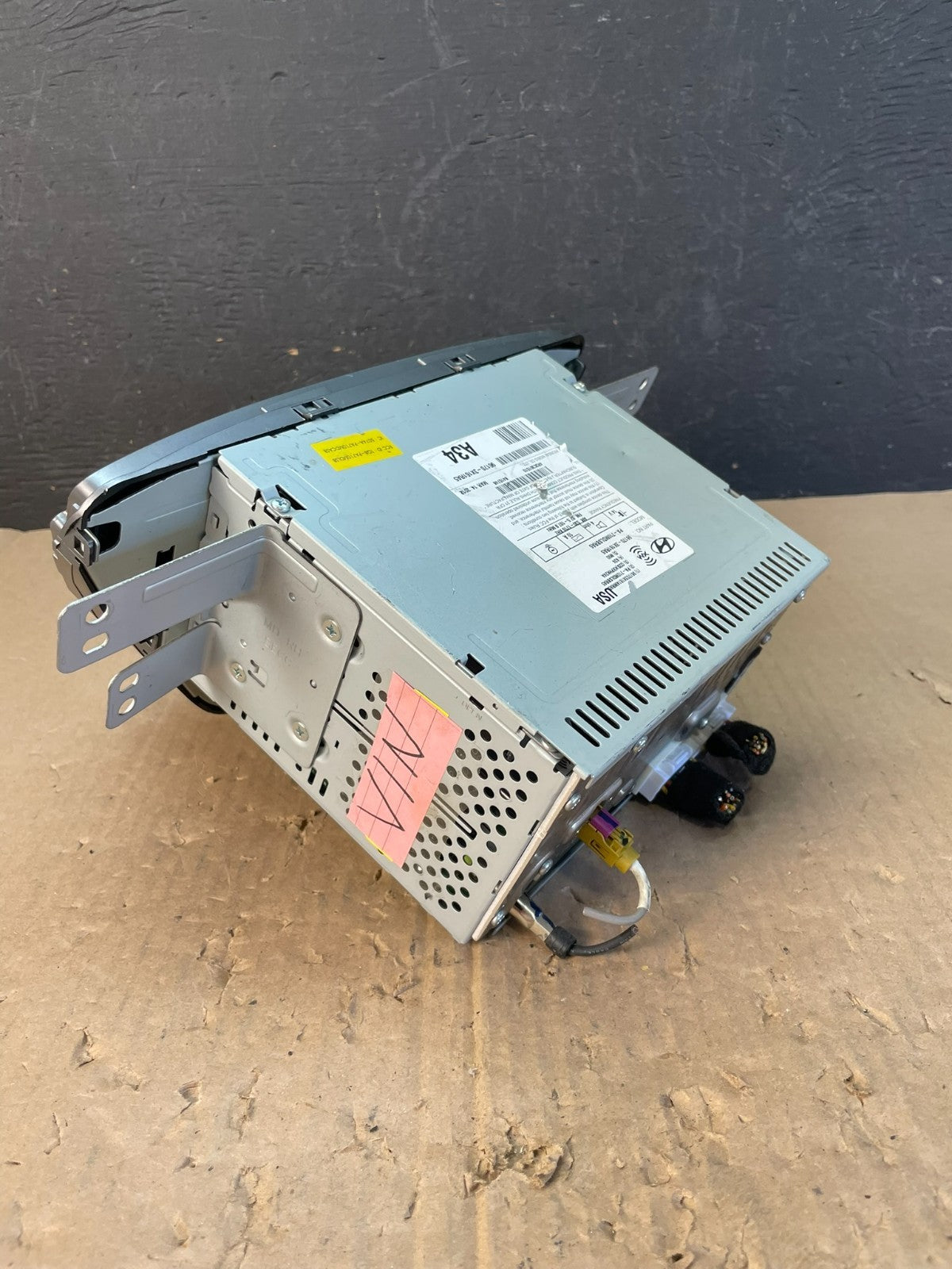 2011-2013 Hyundai Elantra Center Radio Climate Control Air Vent Bezel AD5975 DG4