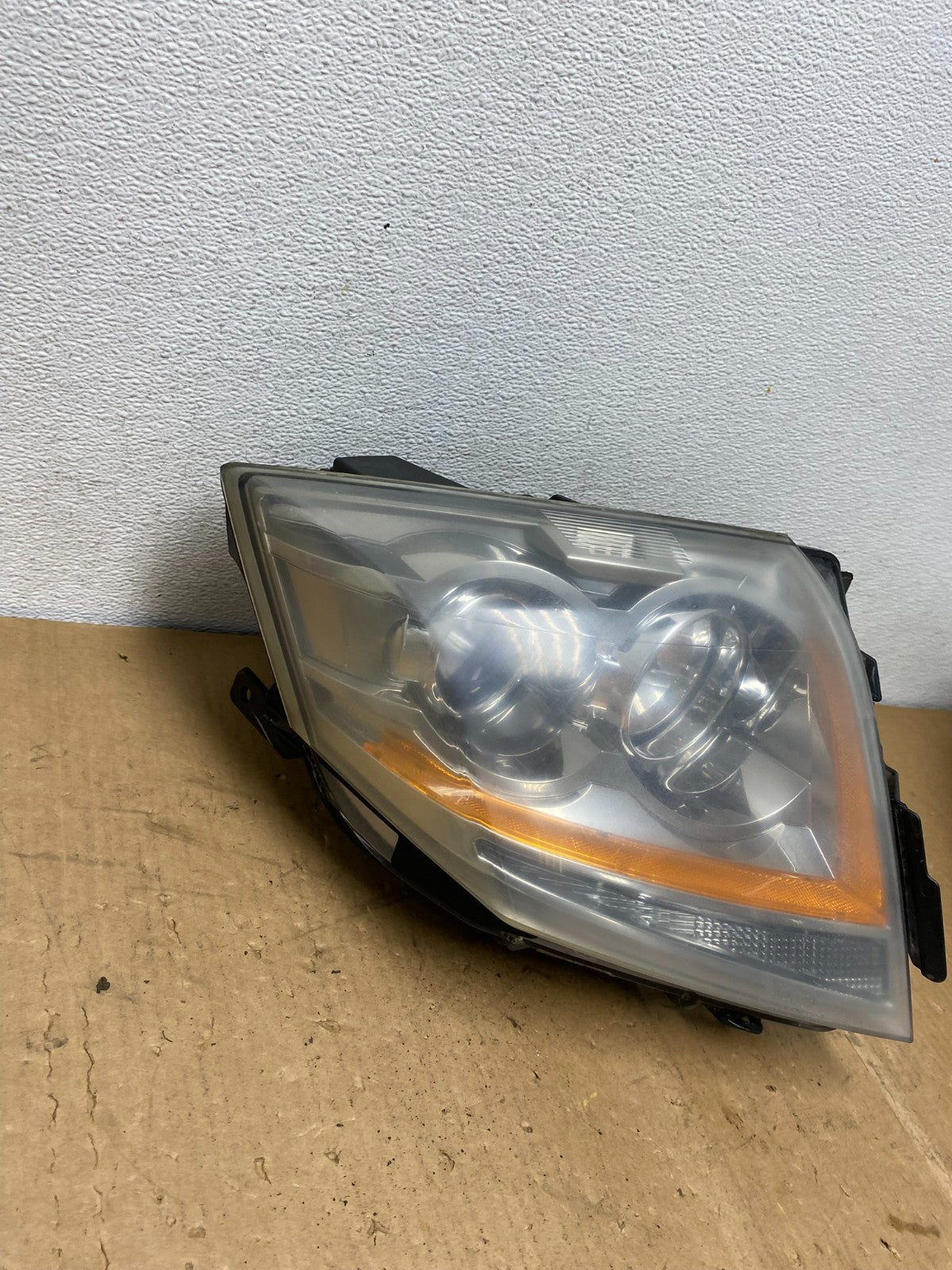 Halogen 2008 to 2014 Cadillac CTS Headlight Left Driver LH Side AD1205 DW2