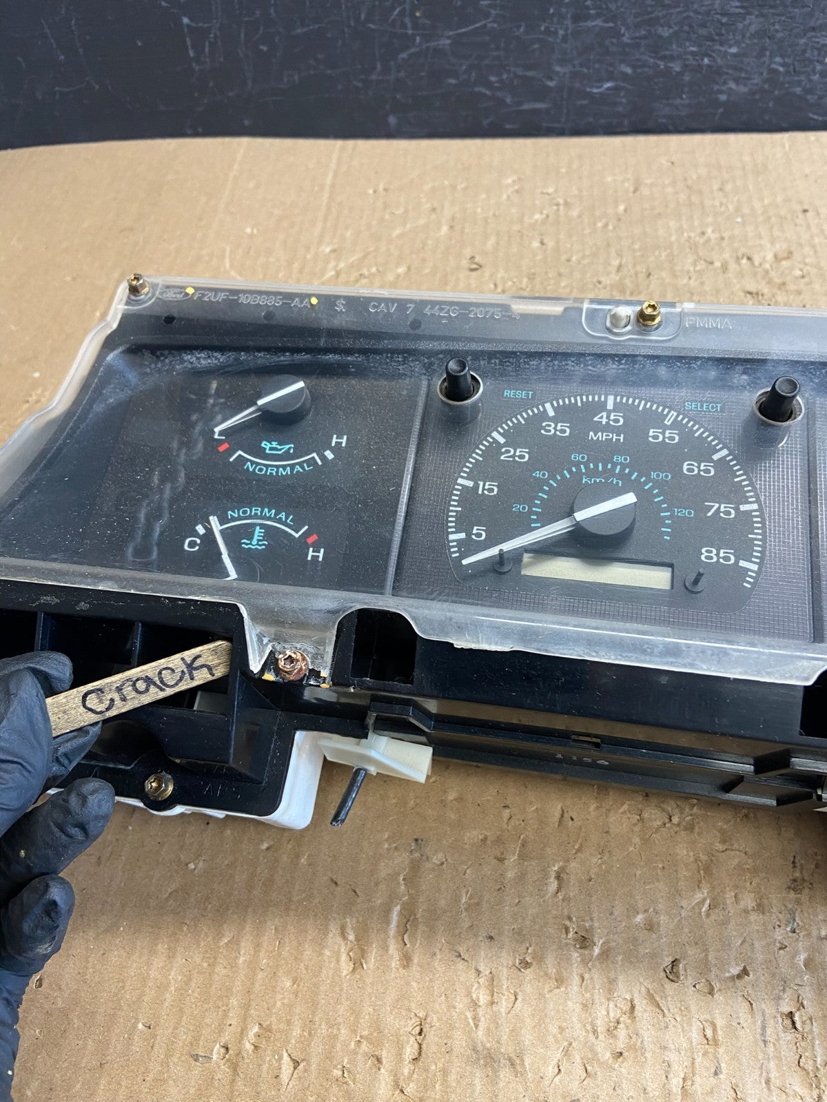 1992 to 1996 Ford F150 F-Series Bronco Speedometer Cluster Gauge AF1577 DG5