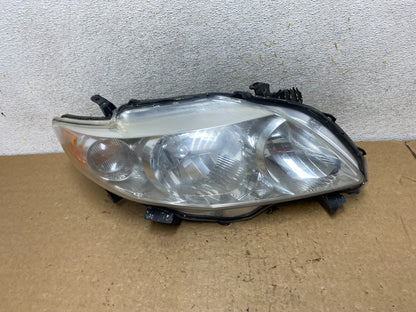 2009 to 2010 Toyota Corolla Right Passenger Rh Halogen Headlight AI3683 DW0