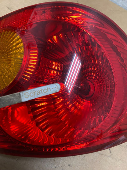 2003 to 2005 Toyota Corolla Left Driver Lh Side Tail Light X4984 DW3