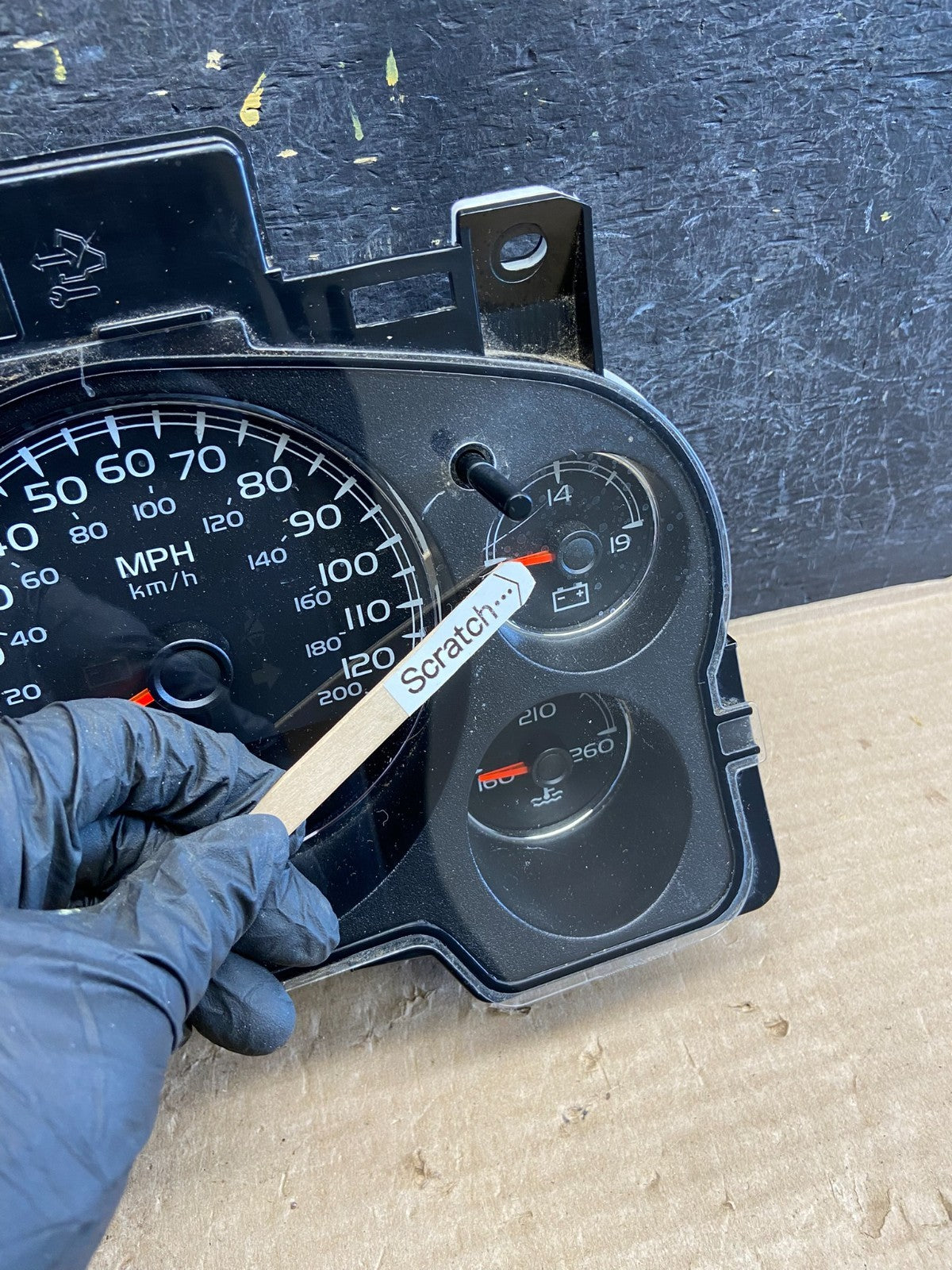 2007 to 2014 Chevrolet Silverado Sierra Cluster Gauge Speedometer ECM AH5277 DG2