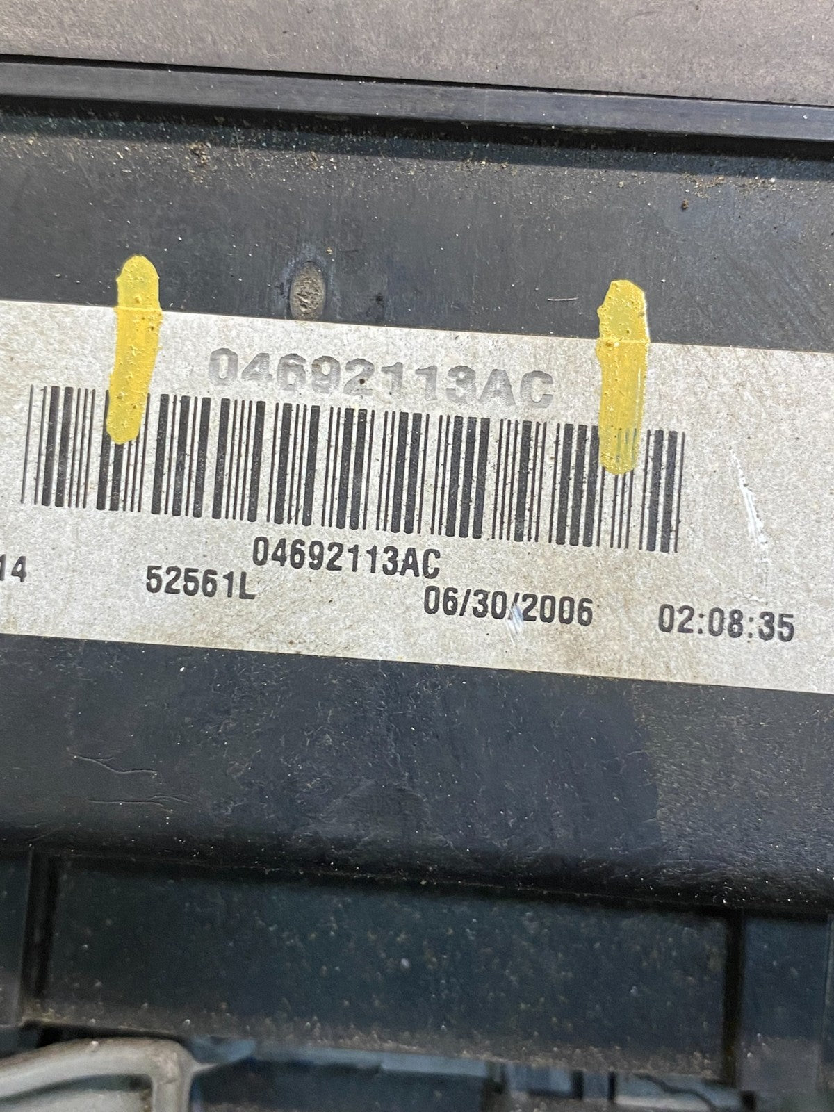 2007 Jeep Commander Fuse Box Relay BCM Body Control Module AE6284 DW6