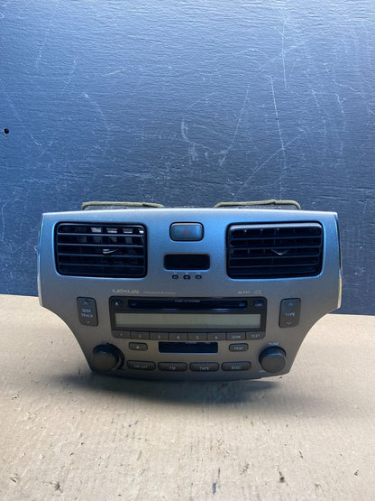 2002-2006 Lexus ES330 Es300 Radio Receiver Tape CD Air Vent Bezel AG1900 DG0