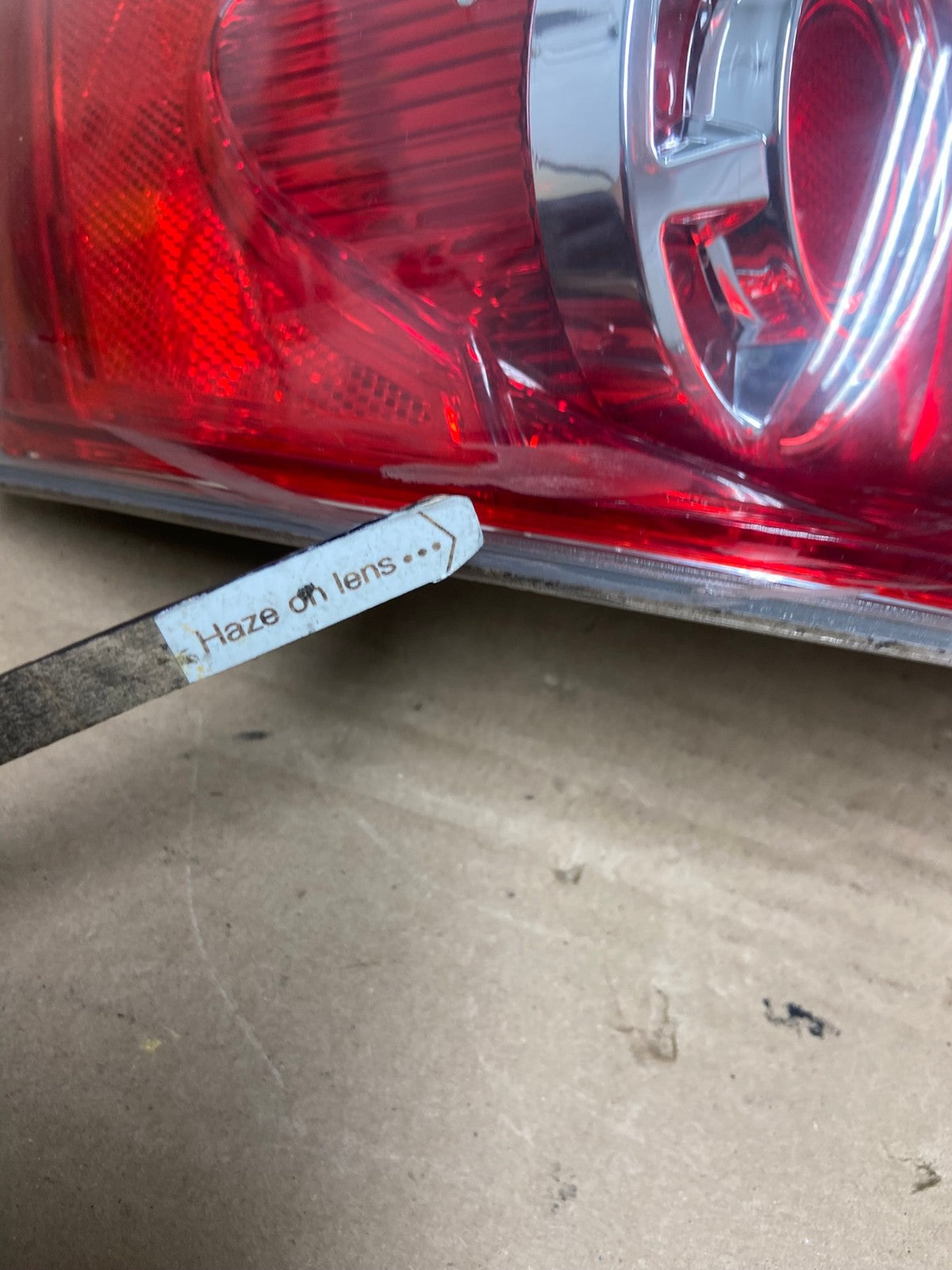 2007 to 2012 GMC Acadia Tail Light Left Side Driver Lh AH9418 LK4