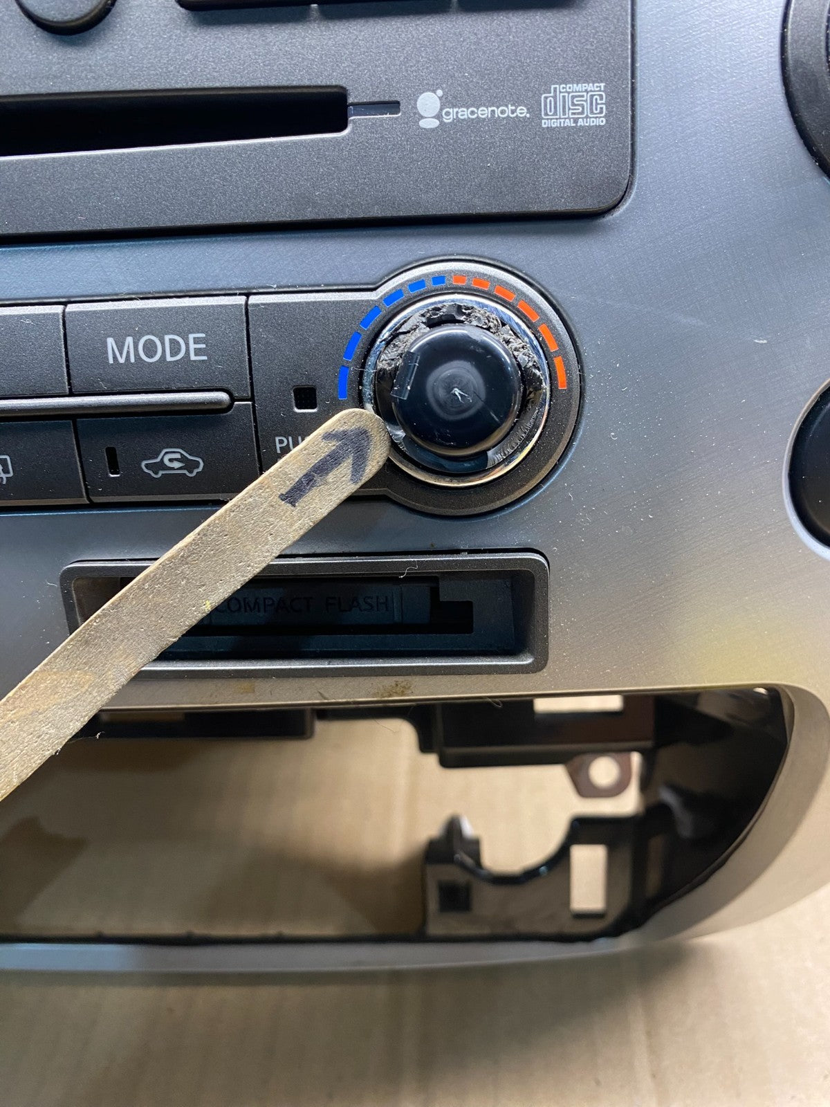 2008 to 2010 Infiniti QX56 Radio Player Climate Control Panel Bezel OE AI0371 DG1