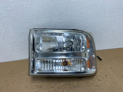 2005-2007 Ford F-250 F250 Super Duty Left Driver LH Side Headlight AC3946 DW0