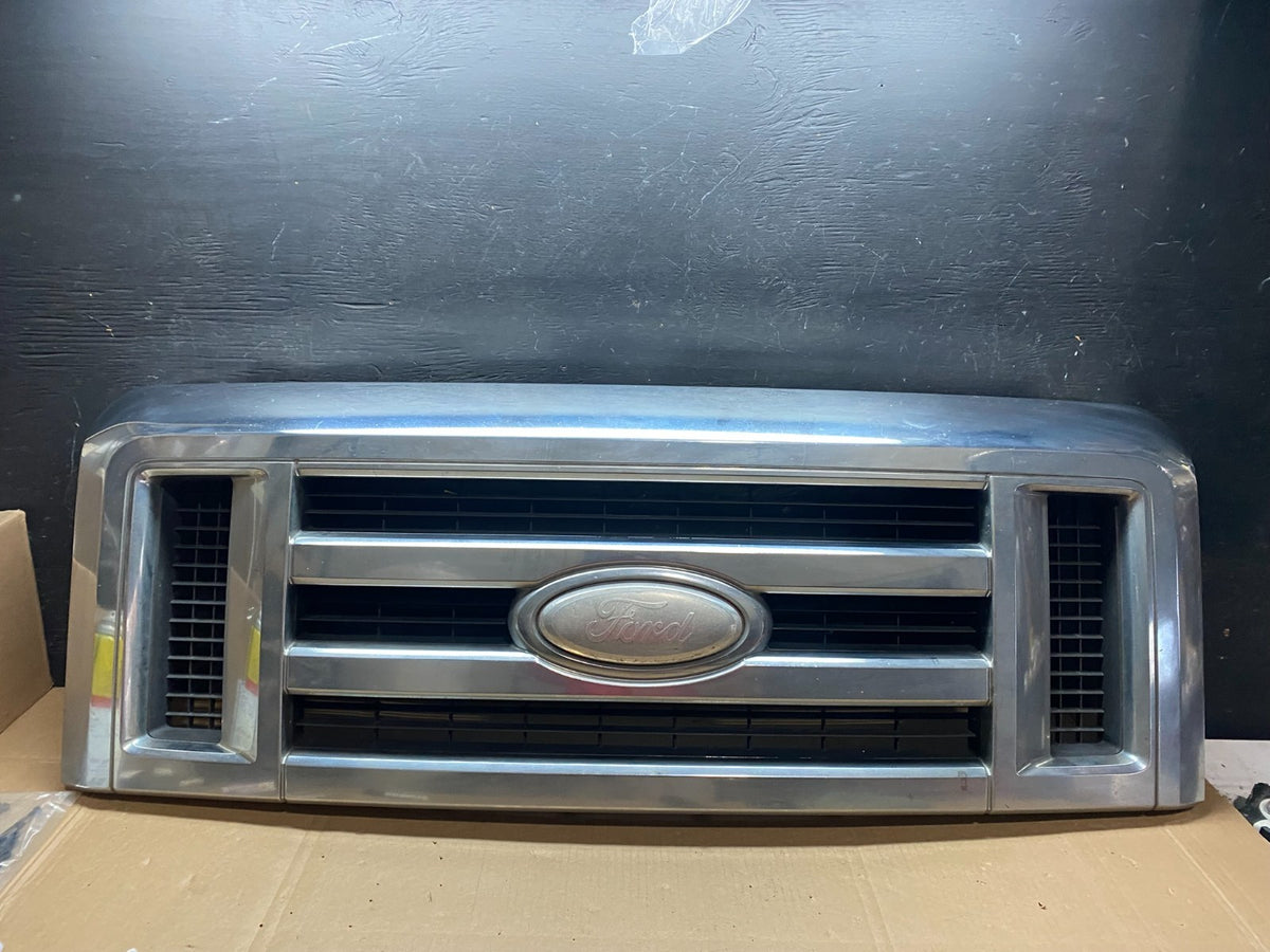 2008 to 2014 Ford Econoline E150 E250 Front Upper Chrome Grill Grille u0076 DG0