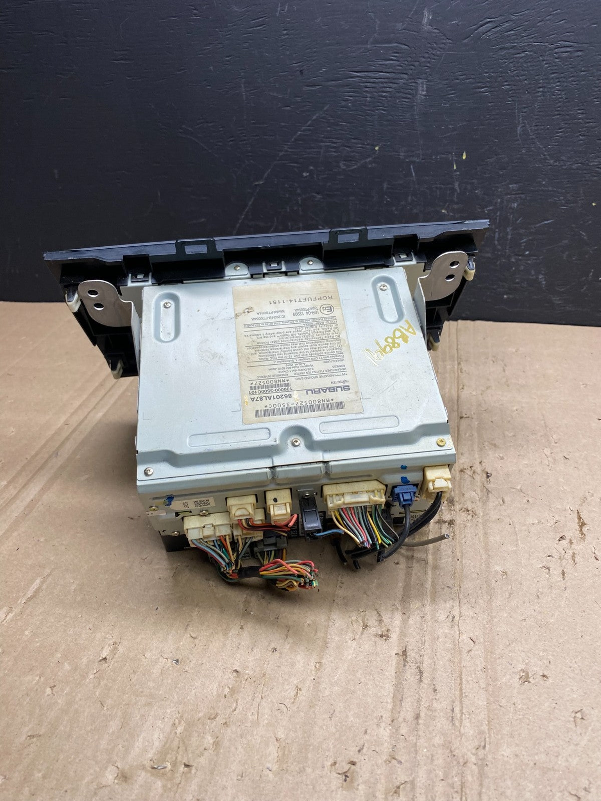 2015 2016 2017 Subaru Legacy Am Fm Cd Player Radio Screen Display AB8991 DG5