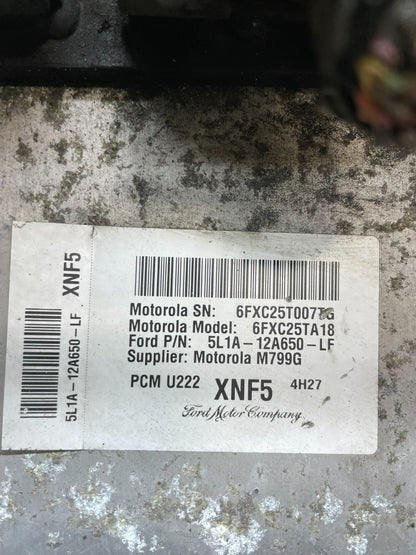 2005 Ford Expedition 5.4L Engine Control ECM 5L1A-12A650-LF R3702 DG4