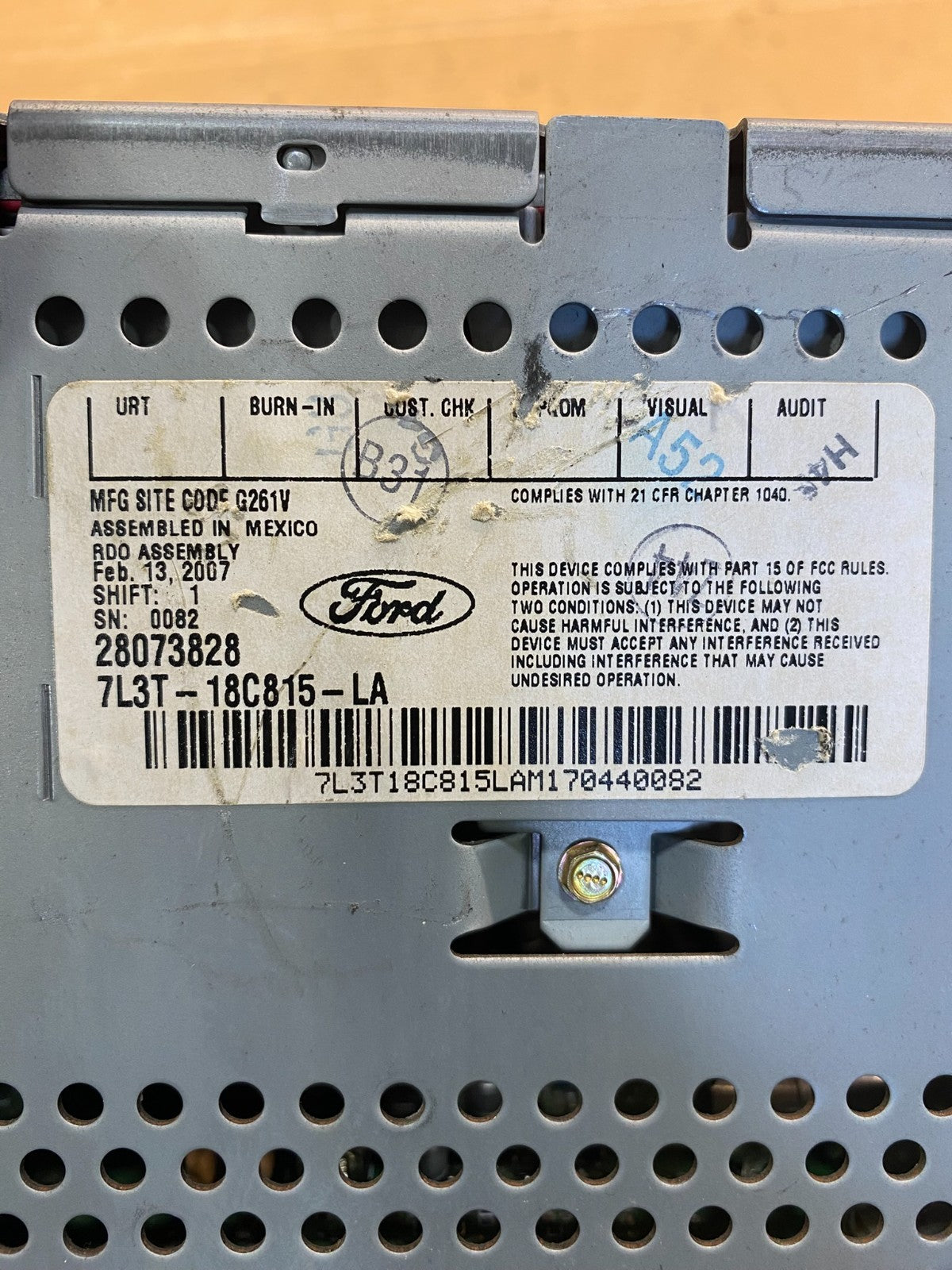 2004 2010 Ford F150 Radio Stereo Audio AM/FM AD6589 DG6