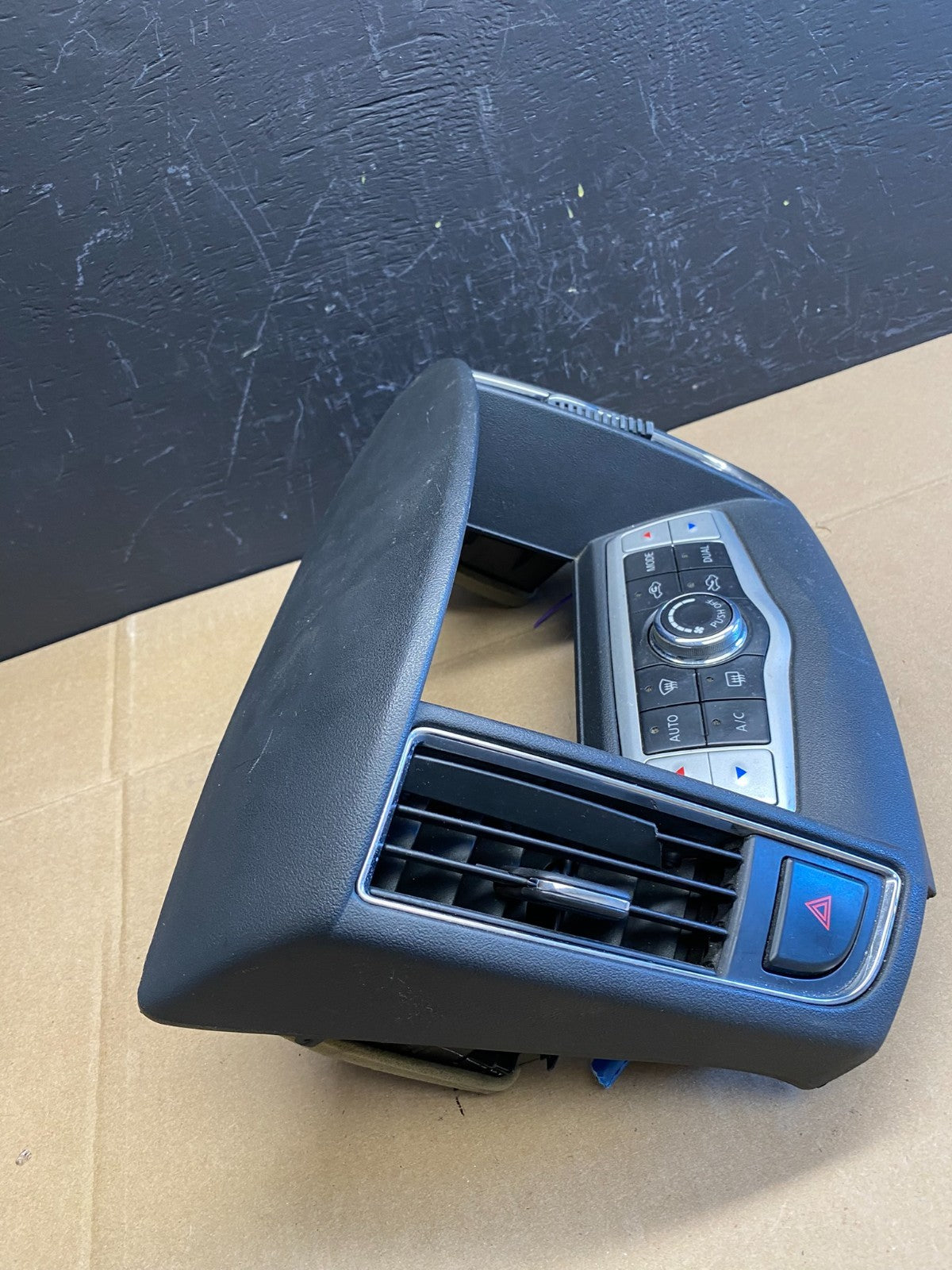 2009-2014 Nissan Maxima Center Console Climate Control Radio Bezel OEM AB9169 DG1