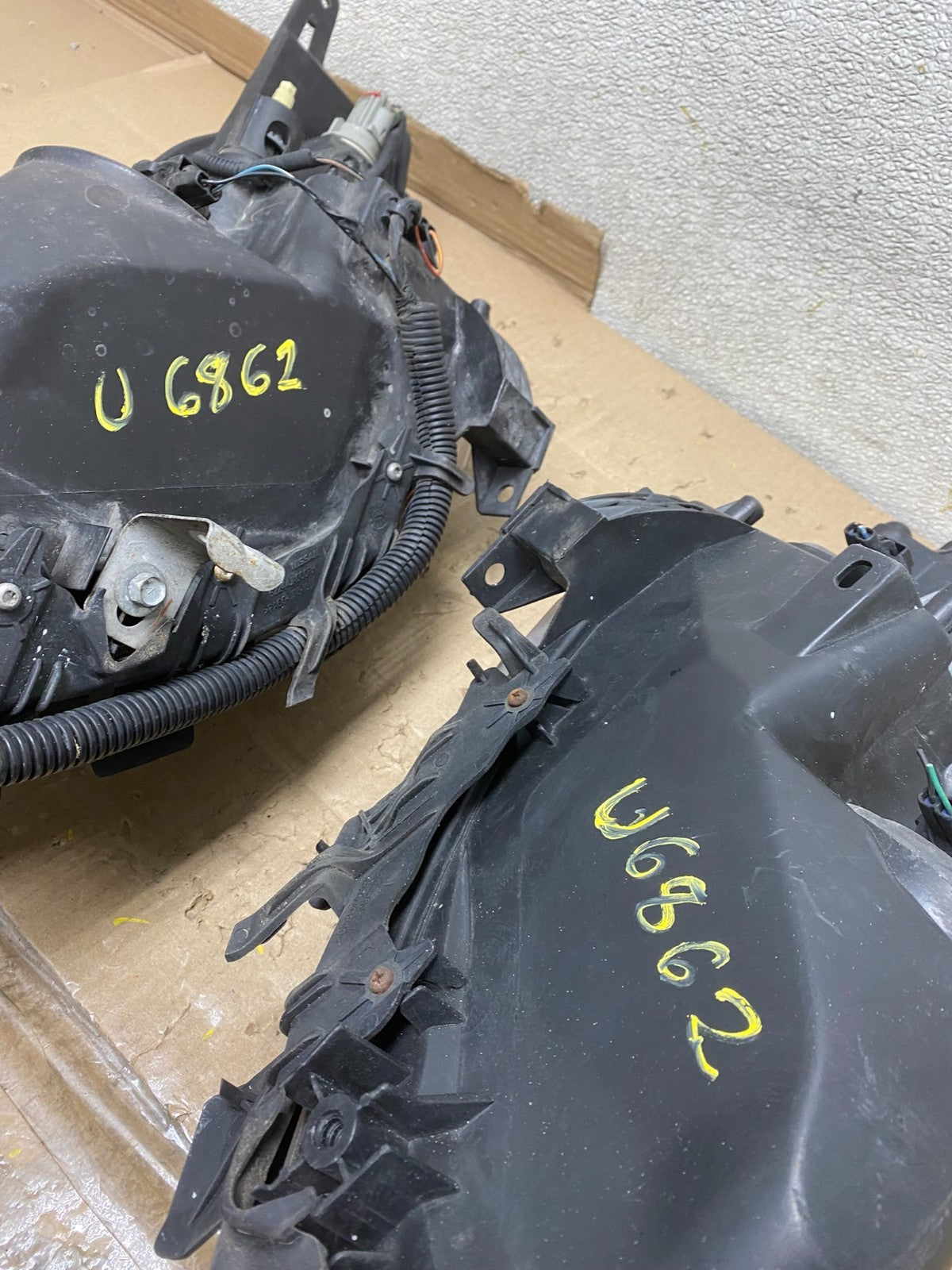 Sedan 2007 2008 2009 Nissan Altima Left+Right Set Headlights U6862 DW14