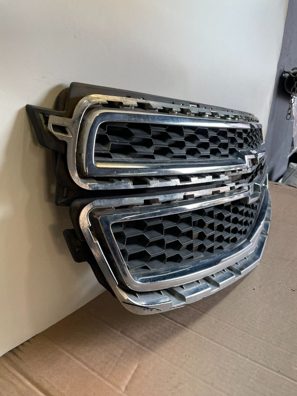 2013-2016 Chevrolet Malibu Front Lower Upper Bumper Grille Grill AG1005 DG2