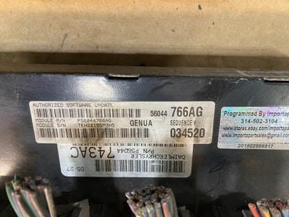 2006 Jeep Commander 3.7L Engine computer p56044766ah Ecm Ecu Pcm AD9778 DG2