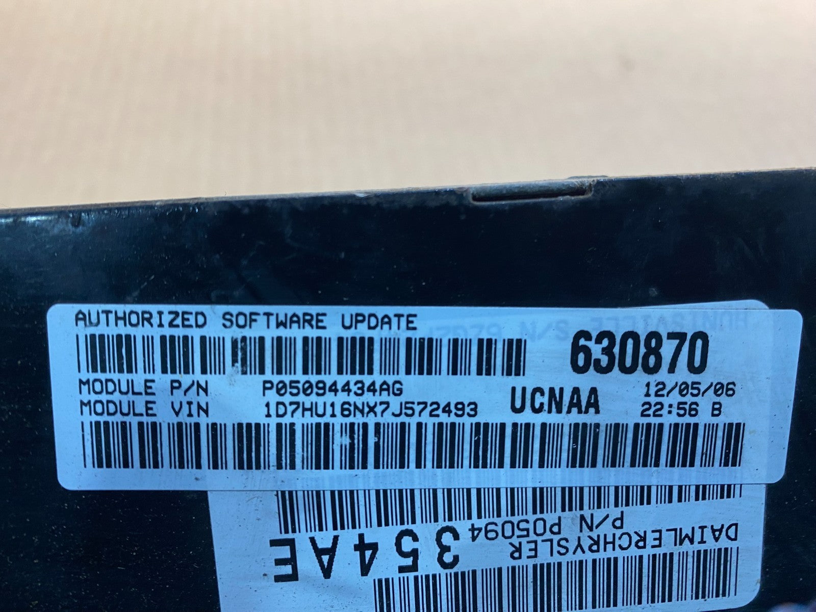 2007 Dodge Ram 4.7L Engine computer p05094434ag ECM PCM ECU OEM Z5090 DG4