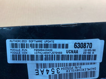 2007 Dodge Ram 4.7L Engine computer p05094434ag ECM PCM ECU OEM Z5090 DG4
