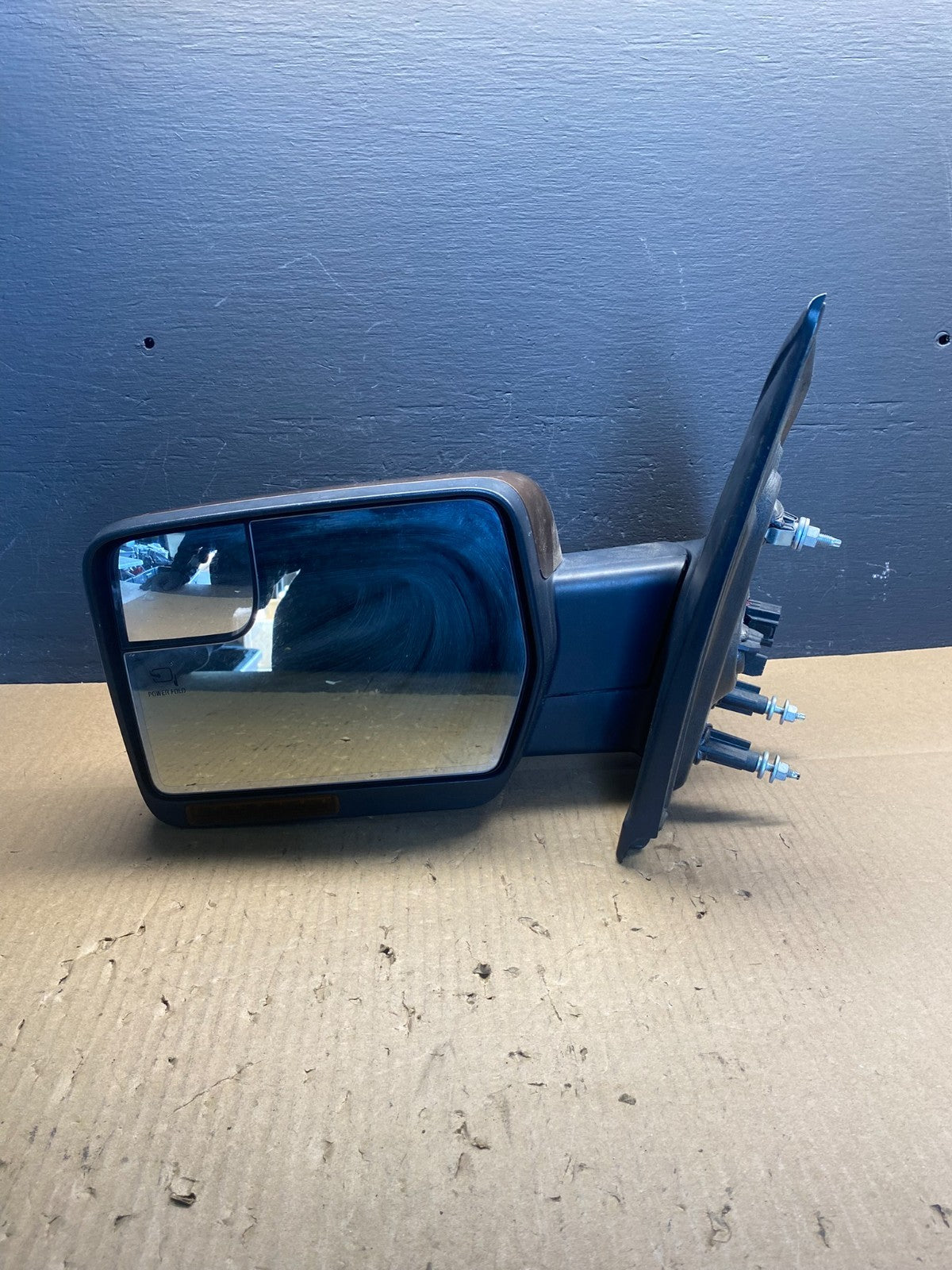 2009 to 2014 Ford F150 Left Driver LH Turn Chrome View Door Mirror AC2622 DW8