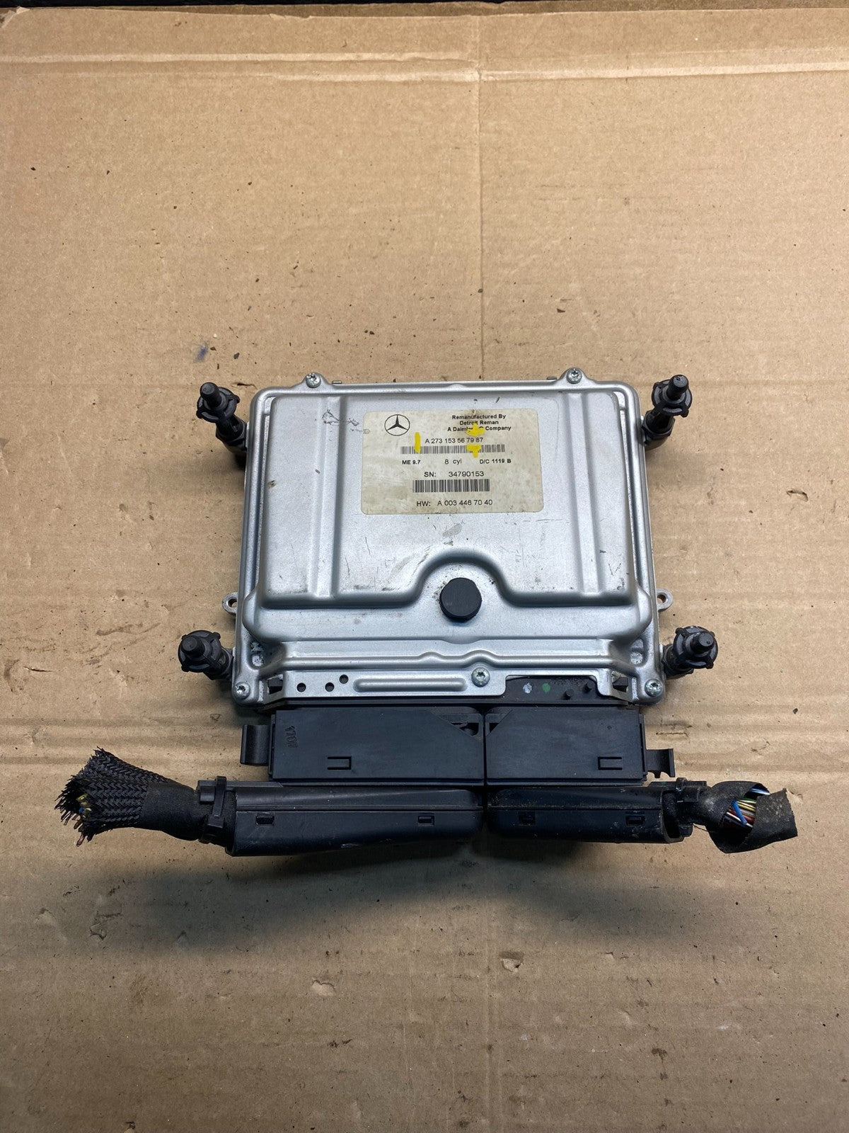 2007 - 2011 Mercedes CL550 S550 ECU ECM Engine Control Module Unit ae9909 DG0