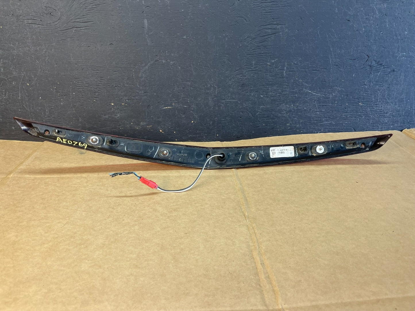 2008-2013 Cadillac Cts Sedan Trunk Lid 3rd Third Brake Tail Light ae0769 DG3