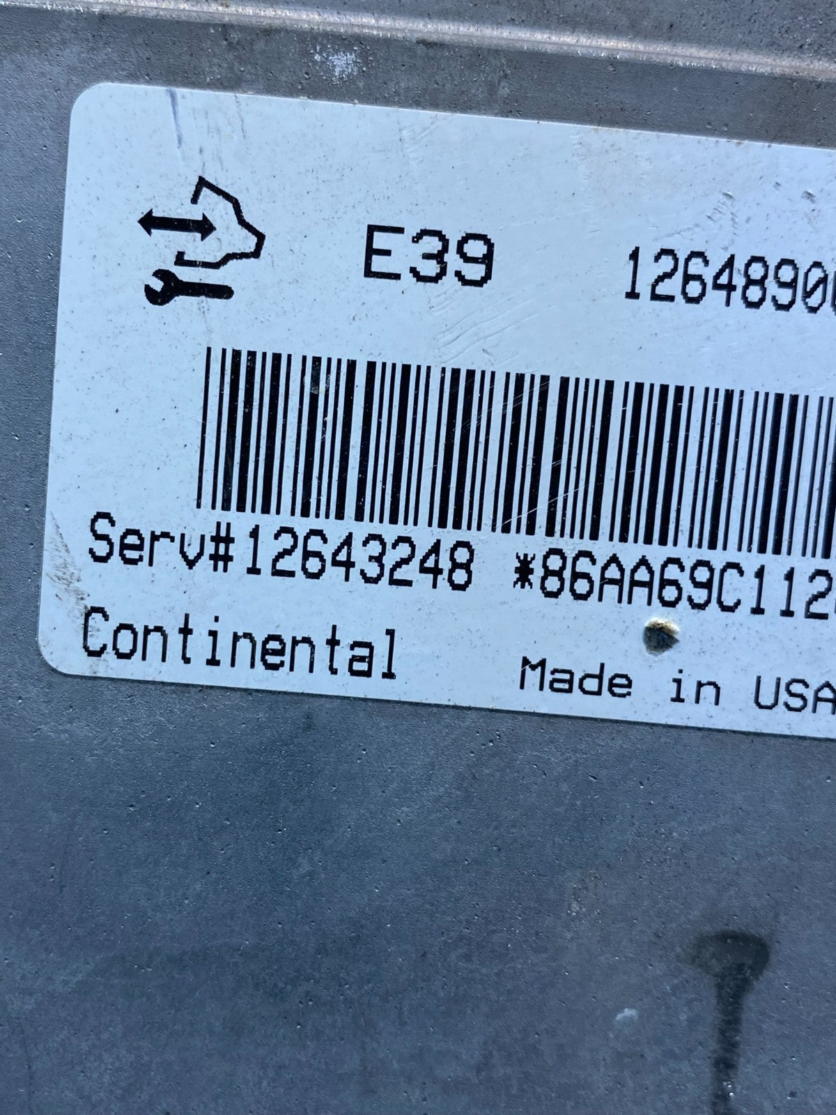 2012 GMC Acadia Traverse Engine Control Module ECM ECU 12648906 ae0130 DG2