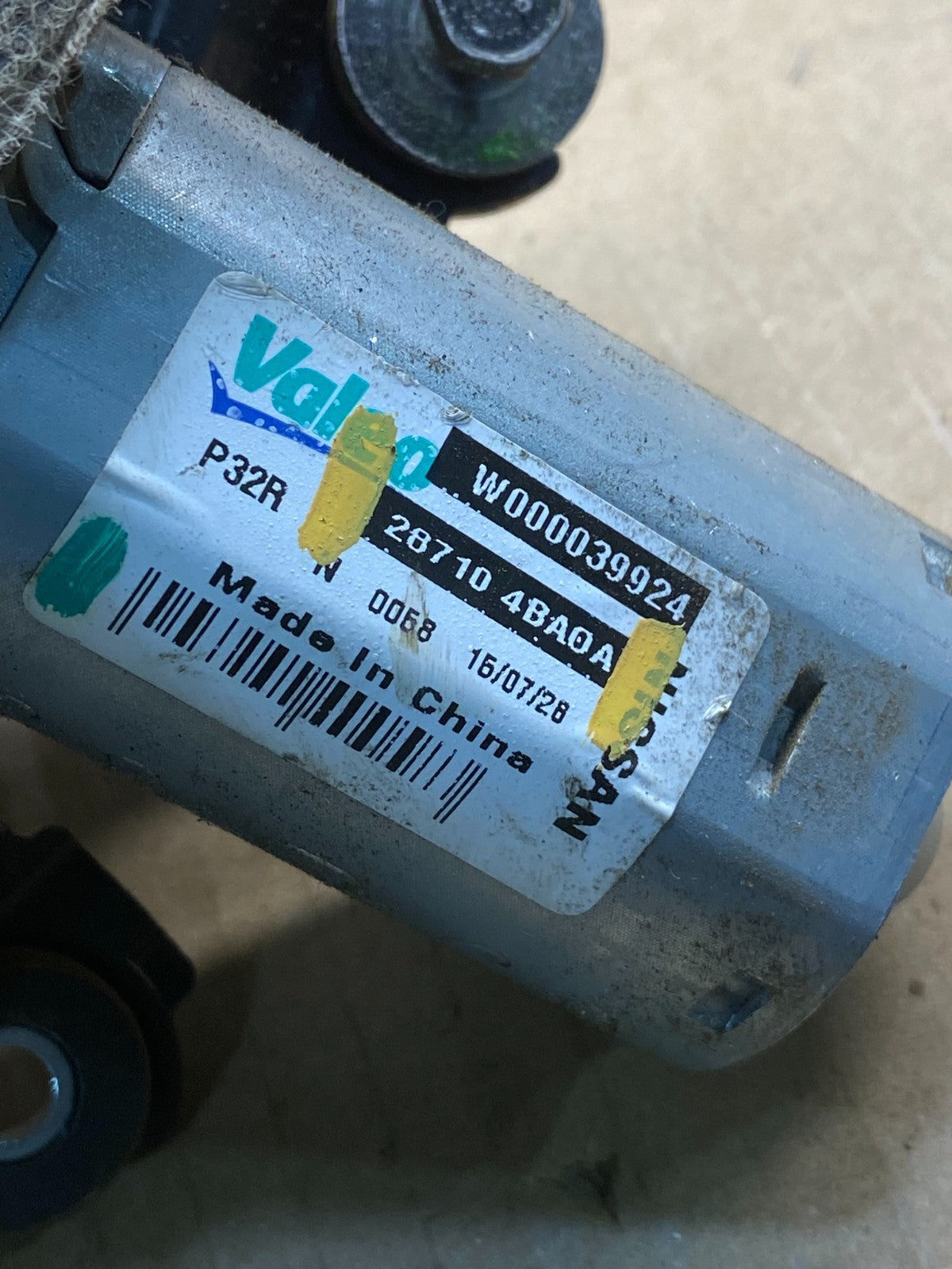 2017 to 2021 Nissan Rogue Rear Windshield Wiper Motor OEM AC0868  DG6