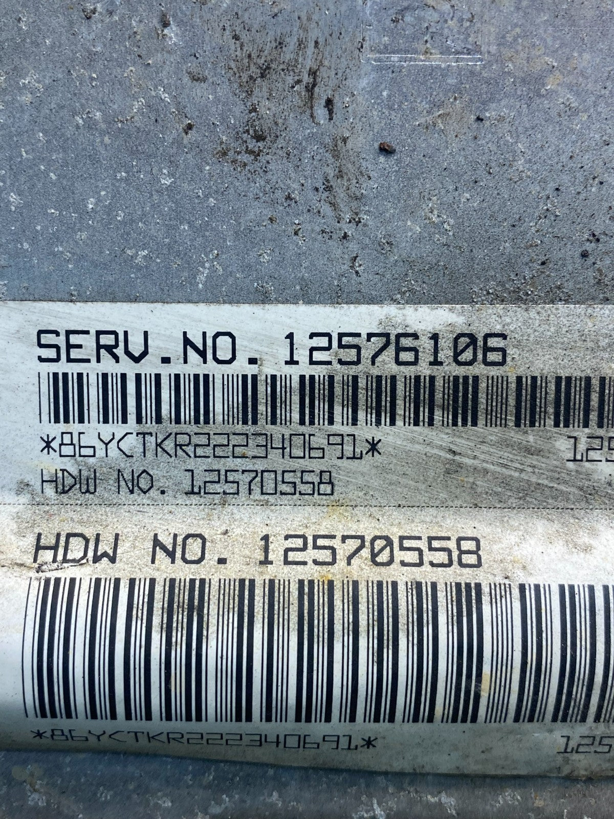 2003 Chevrolet Astro Ecu Engine Control Module Unit Ecm 12576106 ah1726 DG2