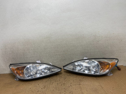 2002 2003 2004 Toyota Camry Left+Right Set Side Halogen Headlights AA8532 DW0