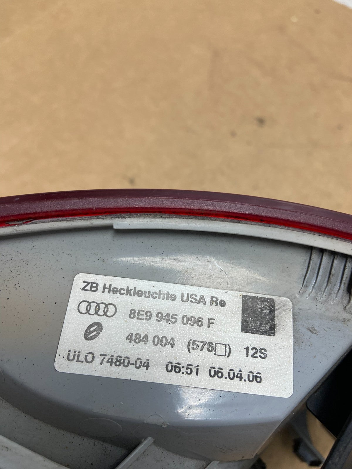 2004 to 2008 Audi A4 Avant Right Passenger RH Inner Tail Light ae3016 DG6