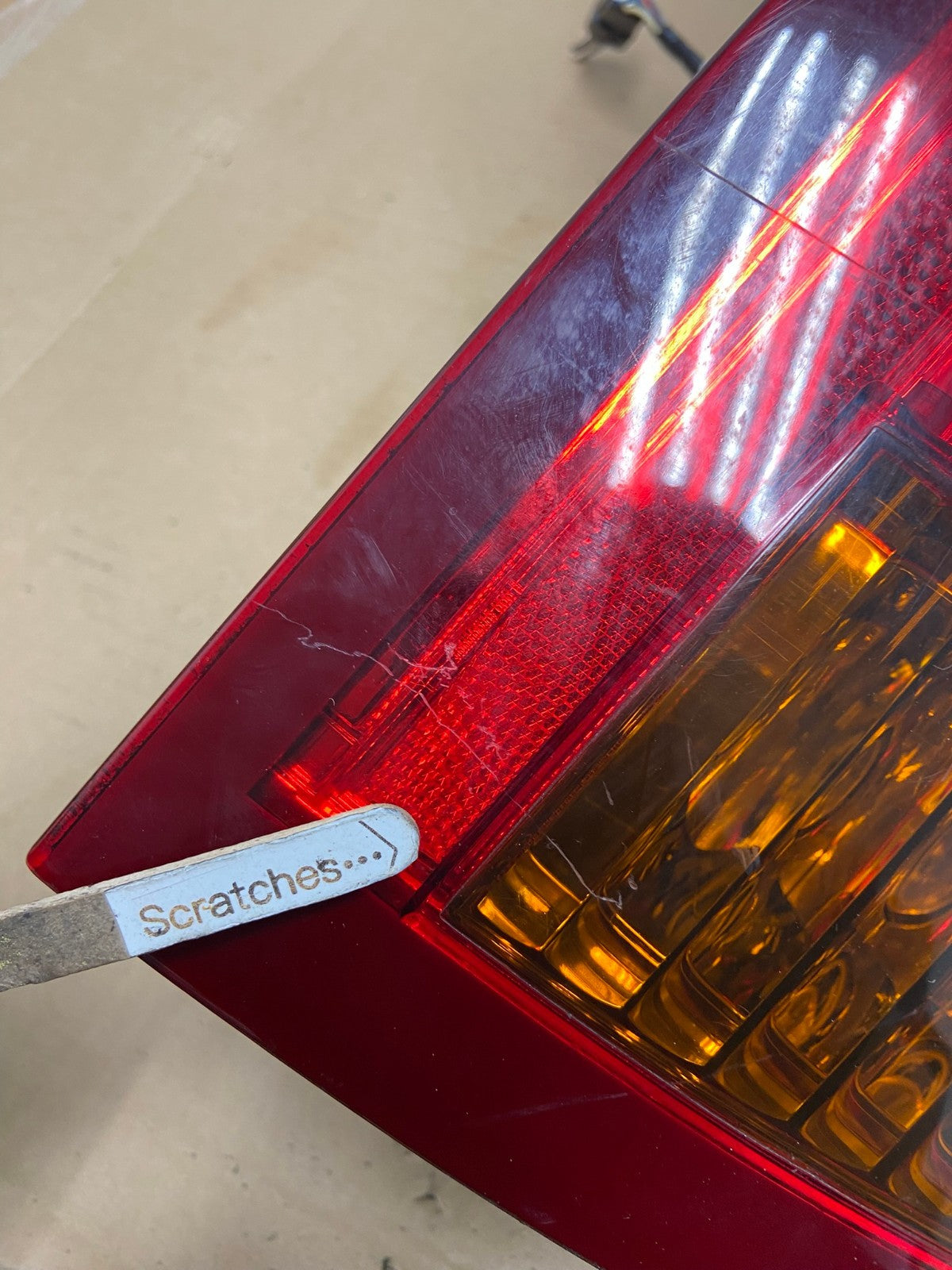 2003 to 2007 Cadillac Cts Right Passenger Rh Side Tail Light AG9184 LK3