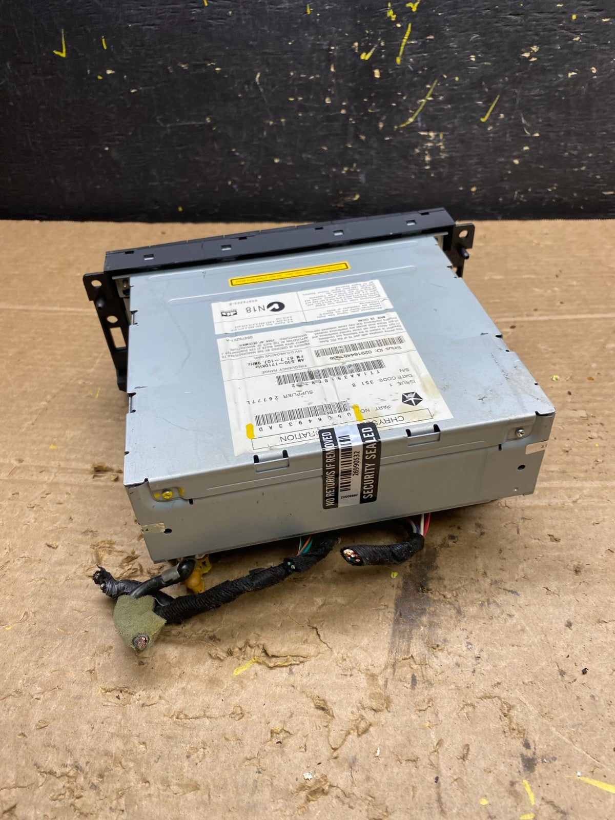 2007-2012 Chrysler Dodge Jeep Ram Radio CD MP3 AUX Receiver W9771 DG4
