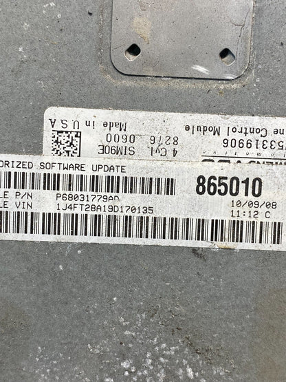 2009 Jeep Compass Patriot PCM ECM ECU Engine Computer Module ah3186 DG2