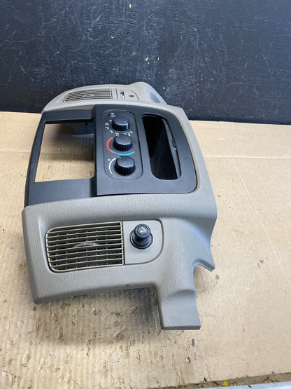 2002 to 2005 Dodge Ram Radio Climate Control Dash Air Vent Bezel Trim AC9149 DG1