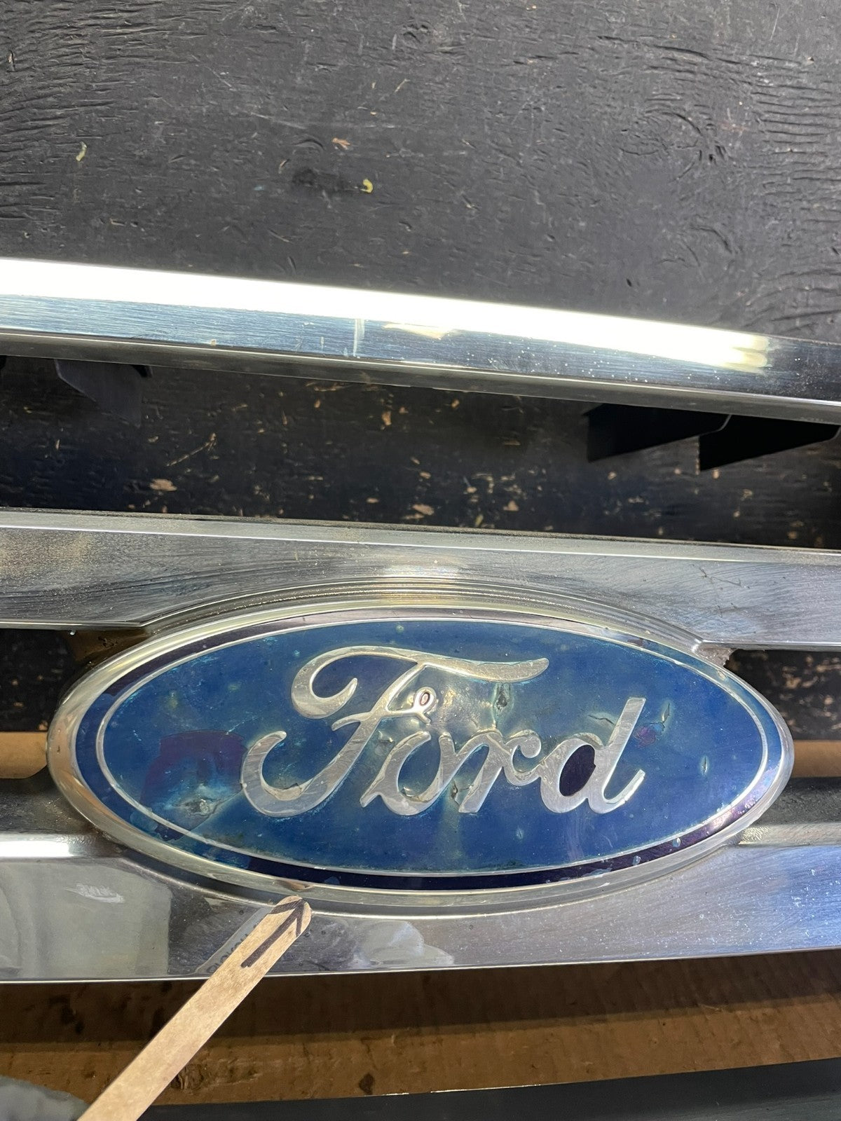 2007 to 2014 Ford Expedition Front Upper Chrome Grill Grille Oem AA2470 DG3