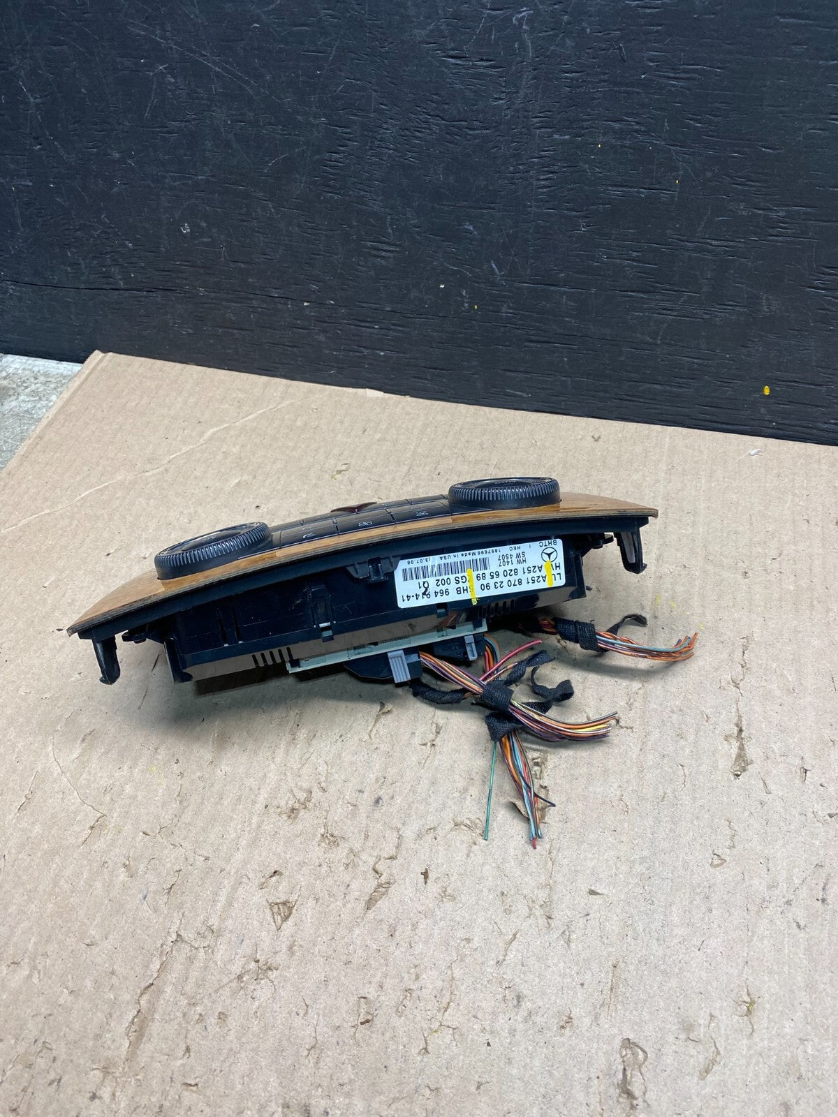 2007 2008 2009 Mercedes W251 R350 AC Temp Heater Climate Control F5158 DG15