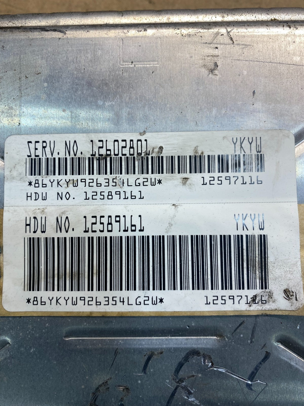 2005 Chevrolet Astro Ecu Engine Control Module Unit 12602801 Ecm ab7295 DG2