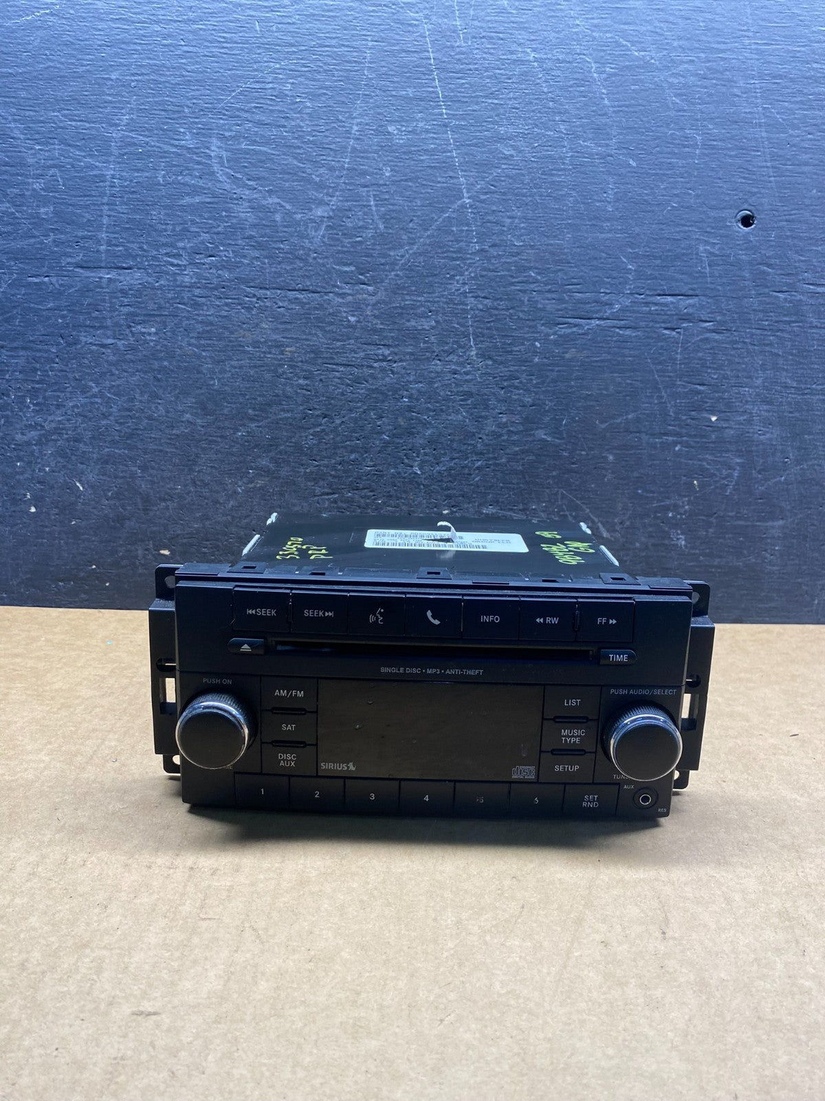 2007-2012 Chrysler Dodge Jeep Ram Radio CD MP3 AUX Receiver AH4972 DG0
