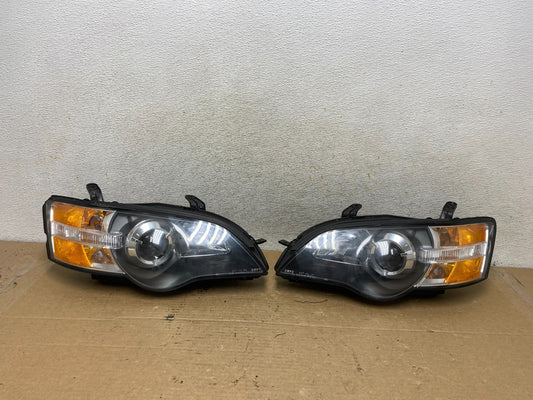 2006 to 2007 Subaru Legacy Left+Right Side Headlights DEPO AH8071 DW0