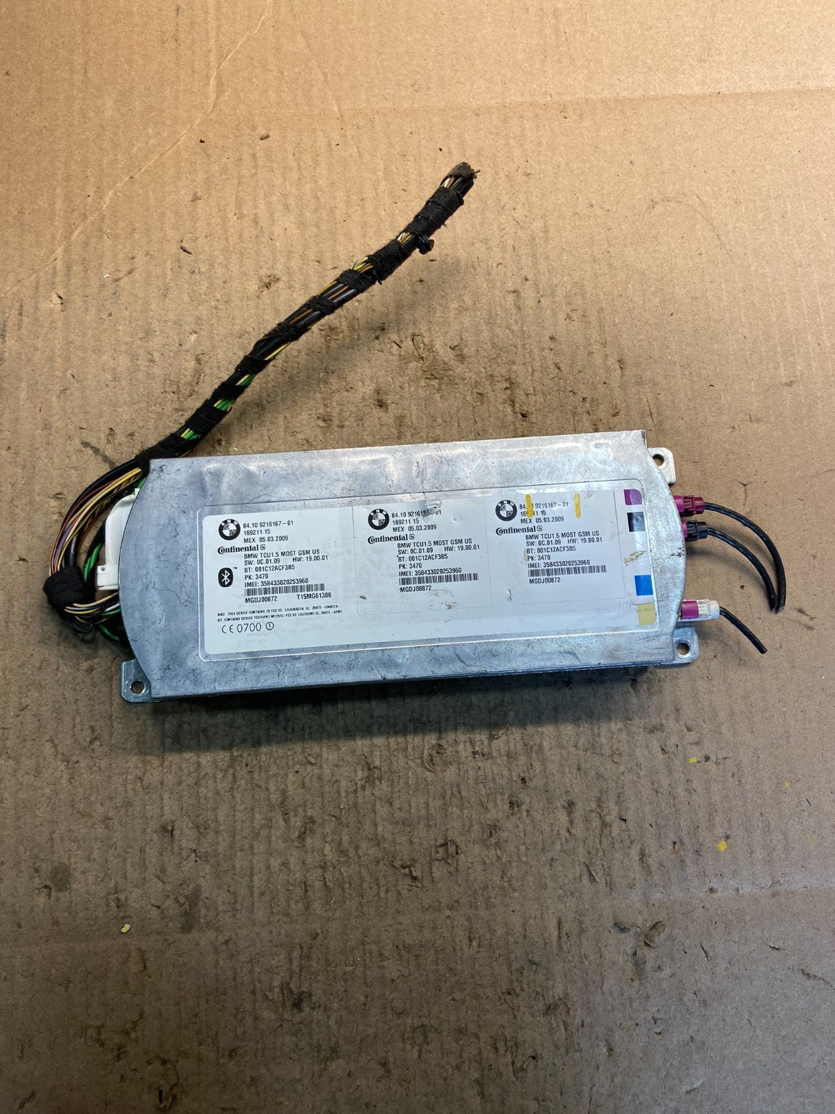 2009 to 2015 Bmw Bluetooth  Control Module Computer Telematics OEM Z0806 DG0