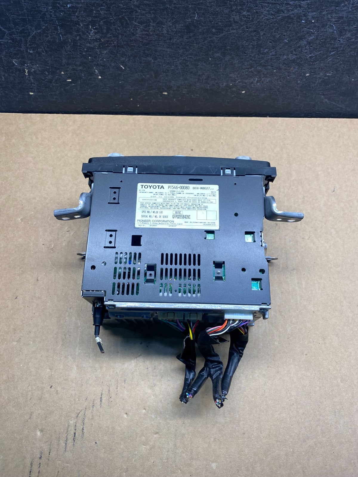 2004 to 2006 Scion TC Pioneer 08600-21800 CD MP3 Stereo Radio ag6028 DG4