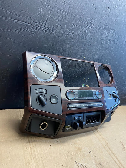 2008-2010 Ford F250 F350 Radio Climate Control Radio Dash Bezel Panel AD7221 DG2