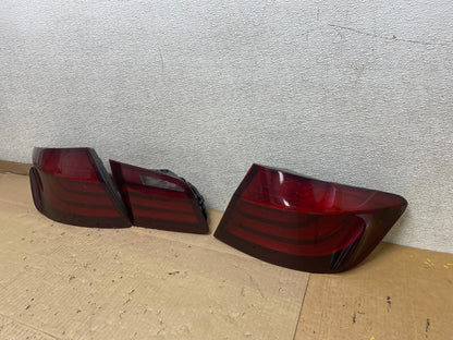 2011 2012 2013 BMW 5 Series F10 Left+Right Side Tail Lights Oem U2946 DW1