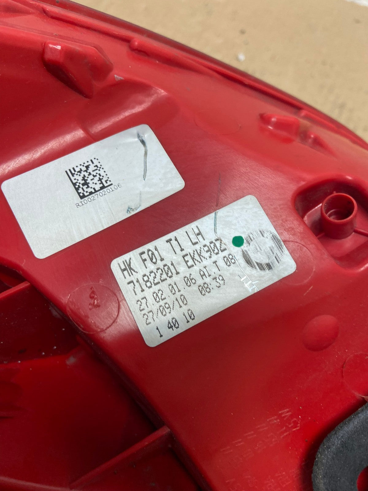 2009 to 2012 Bmw 7-Series F01 F02 750i Left Driver LH Tail Light AI1358 LK7