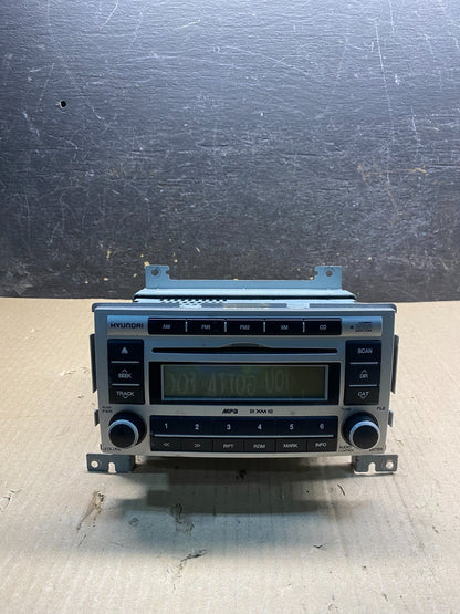 2007 2008 2009 Hyundai Santa Fe AM/FM Radio CD Player AI5123 DG0