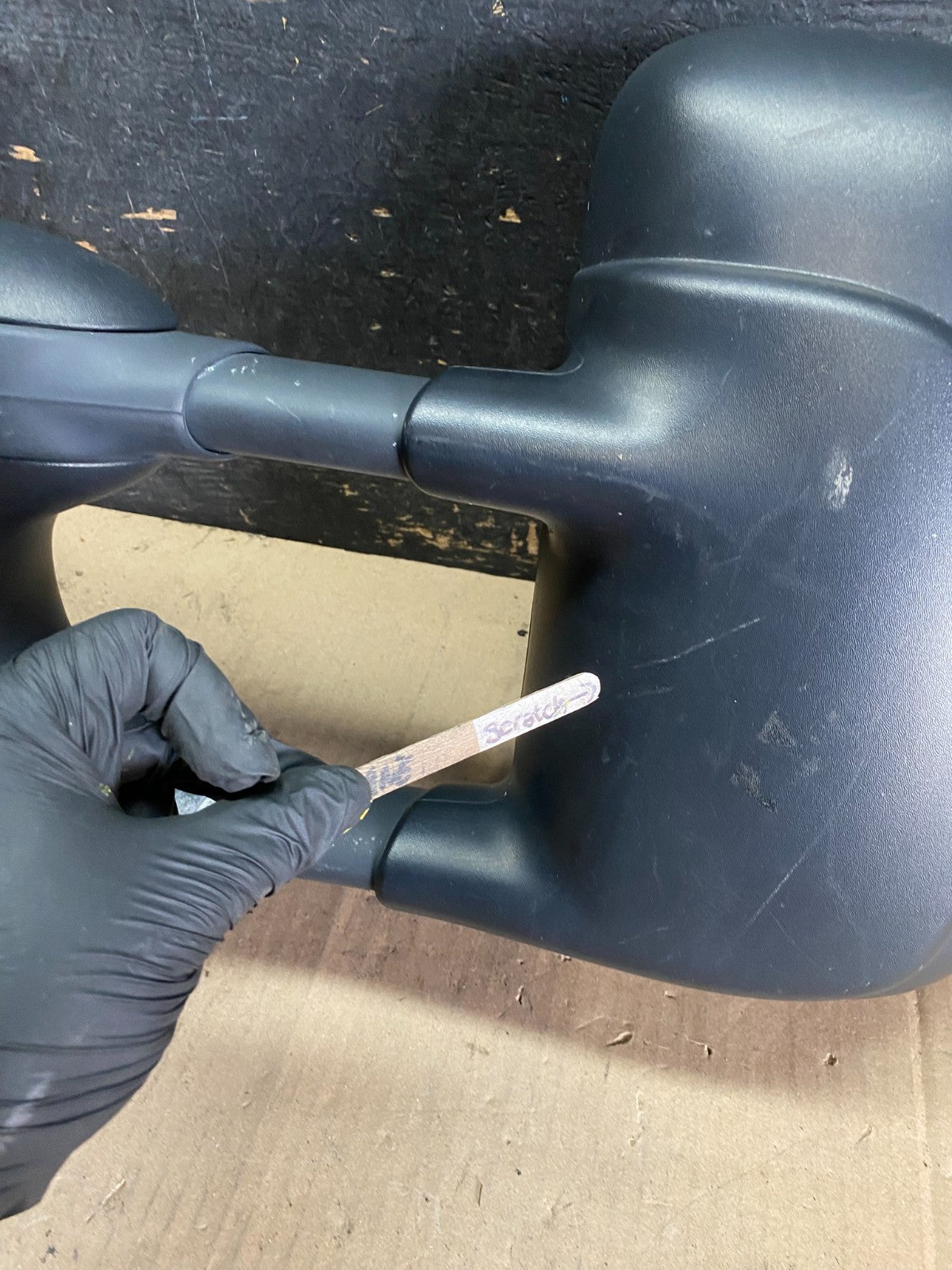 2002 to 2008 Ford E150 Van Left Driver Side Door View Two Arm Mirror Q5423 DG5