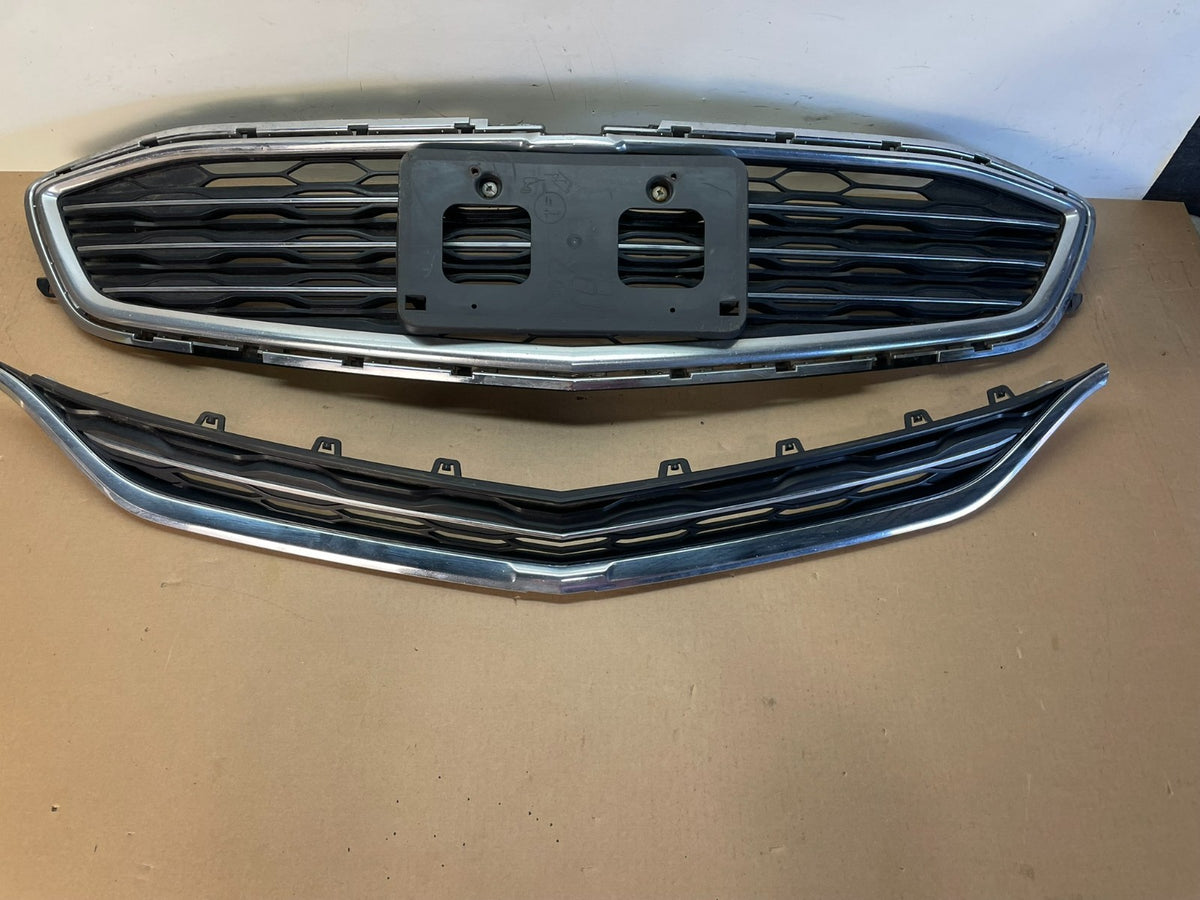 2016 2017 2018 Chevrolet Malibu Front Lower Upper Bumper Grille Grill AI3942 DG0