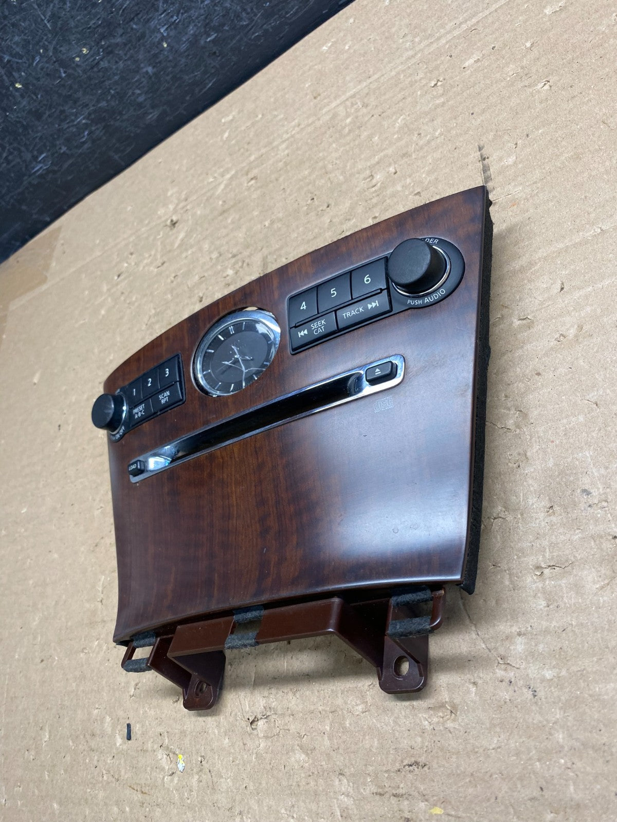 2008 2009 2010 Infiniti M35 Radio Clock Control Panel Plate ag6461 DG1