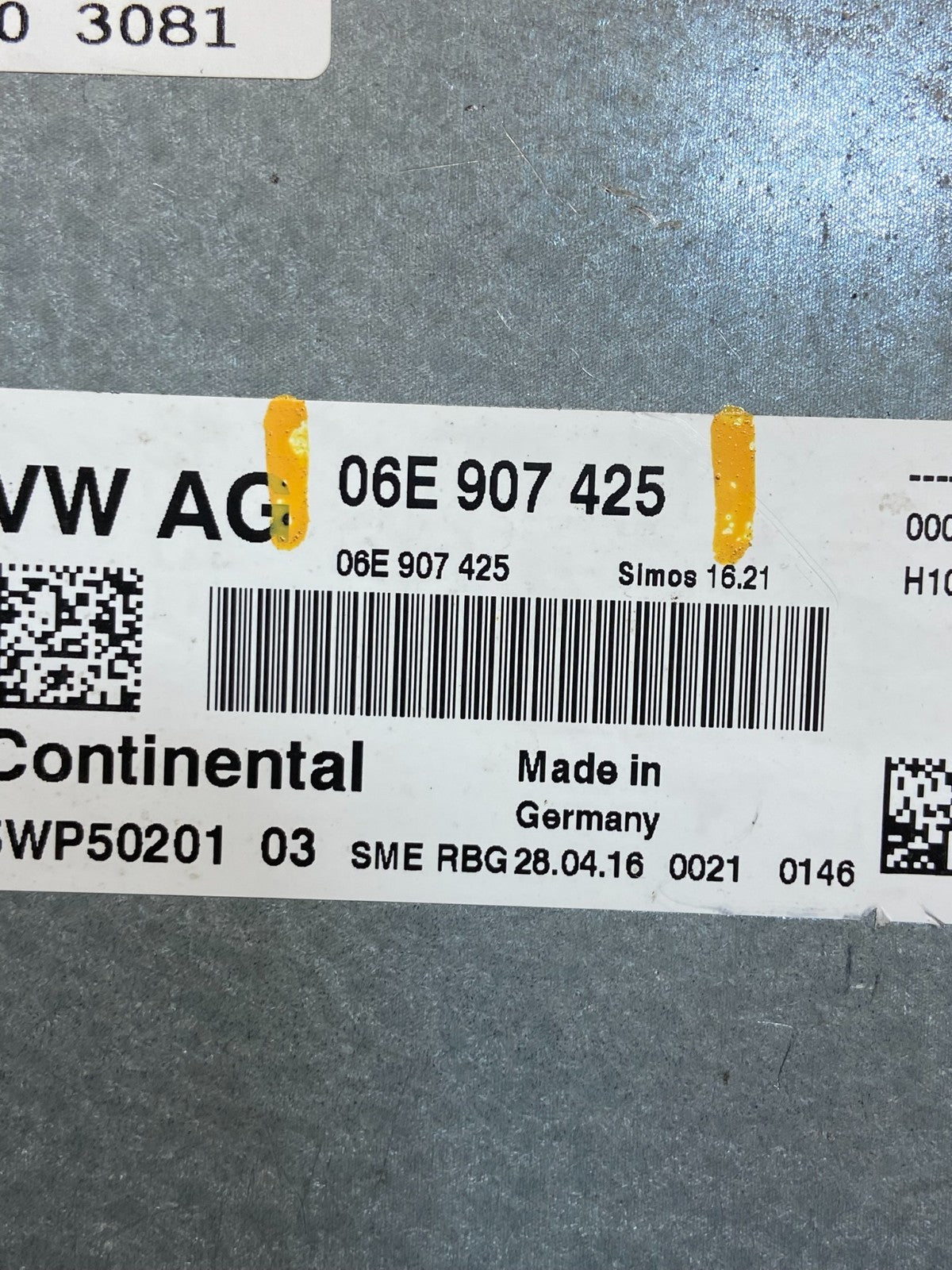 2017 2018 2019 Audi Q7 3.0L Engine Computer Ecu Pcm Ecm 06E907425 OE AE4636 DG2